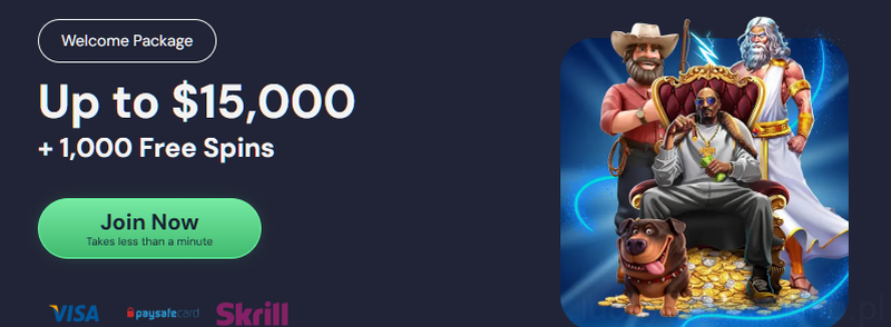 LuckyWins Casino Bonus Powitalny